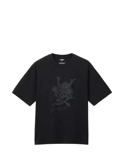 Momotaro Skull-print T-shirt In Black