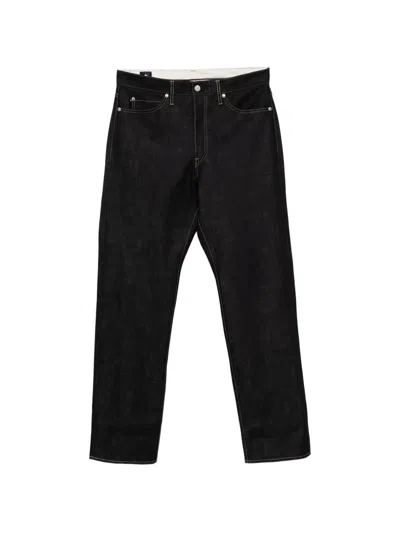Momotaro Standard Straight-leg Jeans In Black
