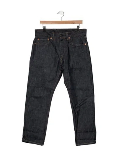 Pre-owned Momotaro Straight-leg Jeans In Blue