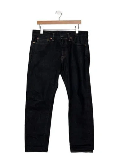 Pre-owned Momotaro Straight-leg Jeans In Blue