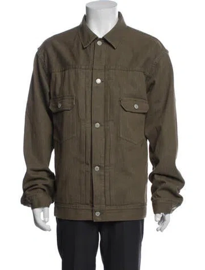 Pre-owned Momotaro Trucker Jacket In Green