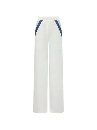 Moms Pants Sporty Trousers In White