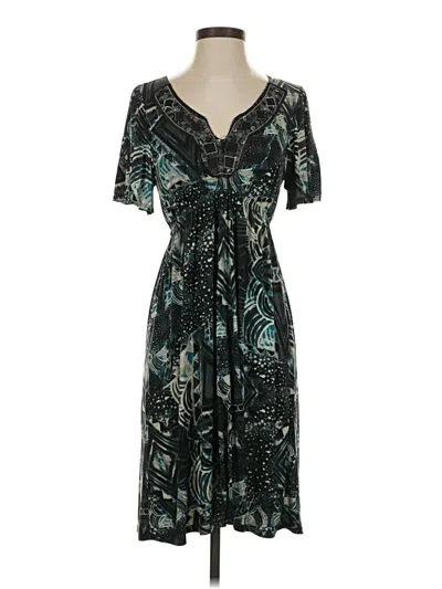 Pre-owned Mon Ami Casual Dress In Teal