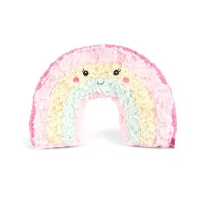 Mon Ami Kid's Happy Rainbow Plush Toy In Pink Multi