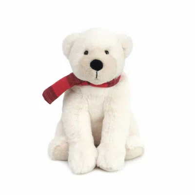 Mon Ami Kid's North Polar Bear Plushie In White