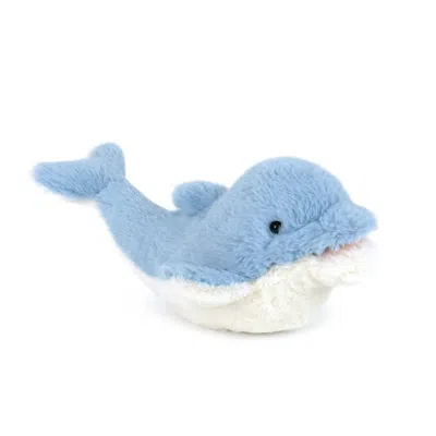 Mon Ami Kid's Oceanne Dolphin Plushie In Blue