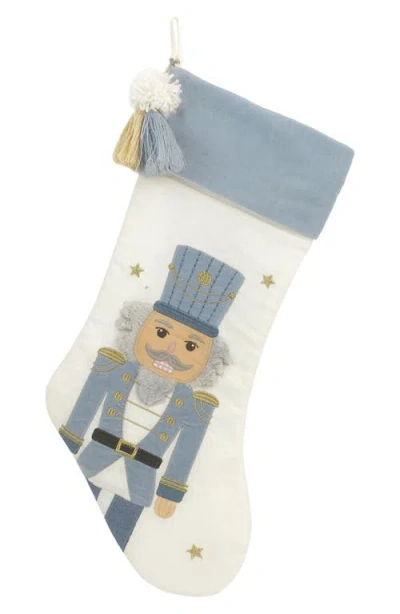 Mon Ami Nutcracker Stocking In Blue