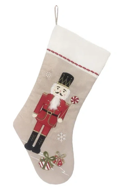 Mon Ami Nutcracker Stocking In Red