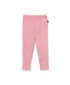 Mon Coeur Girls' Recycled Cotton Pink Legging - Baby In Pink