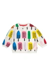 Mon Coeur Recycled Cotton & Organic Cotton Graphic Sweatshirt In Multi