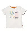 Mon Coeur Unisex Recycled Cotton Beach Party T-shirt - Little Kid, Big Kid In Natural/beach