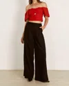 Mon Renn Johanna Top In Red In Red