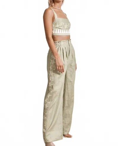 Mon Renn Swell Pants In Shell Print