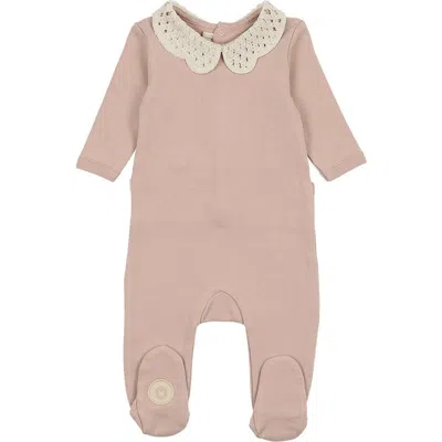 Mon Tresor Bebe Babies'  Touch Of Crochet Footie, Girls