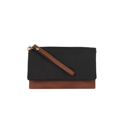 Mona B Women's Molly Convertible Wallet Crossbody Bag In Black