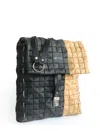 Monade Women's Black / Brown Backpack Regular Black & Dune In Multi