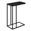 Monarch Accent Table, C-shaped, End, Side, Snack, Living Room, Bedroom