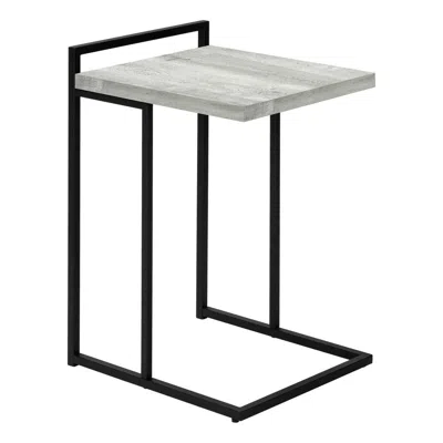 Monarch Accent Table, C-shaped, End, Side, Snack, Living Room, Bedroom
