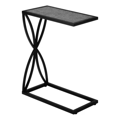 Monarch Accent Table, C-shaped, End, Side, Snack, Living Room, Bedroom