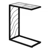Monarch Accent Table, C-shaped, End, Side, Snack, Living Room, Bedroom