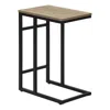 Monarch Accent Table, C-shaped, End, Side, Snack, Living Room, Bedroom, Brown Laminate