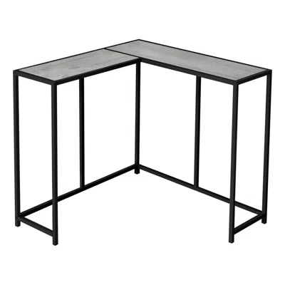 Monarch Accent Table, Console, Entryway, Narrow, Corner, Living Room, Bedroom, Grey