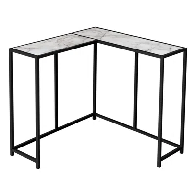 Monarch Accent Table, Console, Entryway, Narrow, Corner, Living Room, Bedroom, White