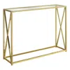 Monarch Accent Table, Console, Entryway, Narrow, Sofa, Living Room In Gold