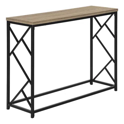 Monarch Accent Table, Console, Entryway, Narrow, Sofa, Living Room, Bedroom In Black