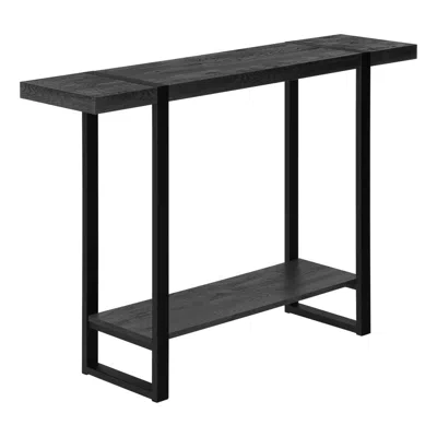 Monarch Accent Table, Console, Entryway, Narrow, Sofa, Living Room, Bedroom, Black