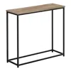 Monarch Accent Table, Console, Entryway, Narrow, Sofa, Living Room, Bedroom, Brown In Black