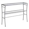 Monarch Accent Table, Console, Entryway, Narrow, Sofa, Living Room, Bedroom, Clear