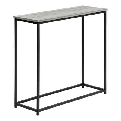 Monarch Accent Table, Console, Entryway, Narrow, Sofa, Living Room, Bedroom, Grey