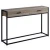 Monarch Accent Table, Console, Entryway, Narrow, Sofa, Storage Drawer, Living Room, Bed In Brown
