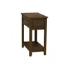 Monarch Accent Table, End, Side Table, Nightstand, Bedroom, Narrow, Storage Drawer