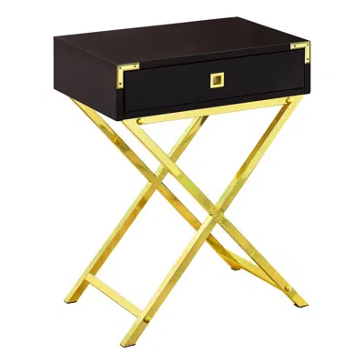 Monarch Accent Table, Side, End, Nightstand, Lamp, Storage Drawer, Living Room