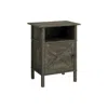 Monarch Accent Table, Small, Storage, Dark Bronze Laminate, Transitional
