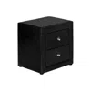 Monarch Bedroom Accent, Nightstand, End, Side, Lamp, Storage Drawer, Bedroom In Black