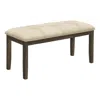 Monarch Bench, 44 Rectangular, Dining Room, Entryway, Kitchen, Hallway, Upholstered