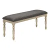 Monarch Bench, 48 Rectangular, Upholstered, Wood, Entryway, Dining Room, Kitchen