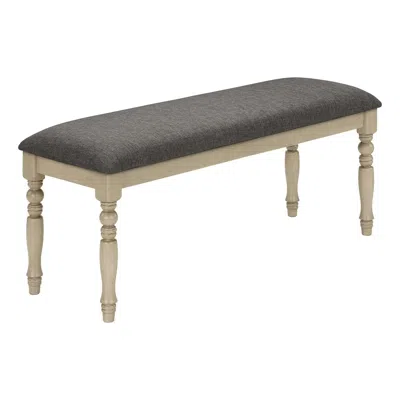 Monarch Bench, 48 Rectangular, Upholstered, Wood, Entryway, Dining Room, Kitchen