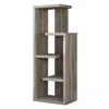 Monarch Bookshelf, Bookcase, Etagere, 4 Tier, 48h, Office, Bedroom, Brown Laminate