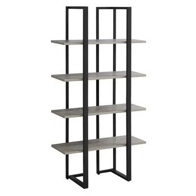 Monarch Bookshelf, Bookcase, Etagere, 4 Tier, 60h, Office, Bedroom, Brown Laminate