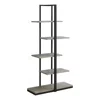 Monarch Bookshelf, Bookcase, Etagere, 5 Tier, 60h, Office, Bedroom, Brown Laminate