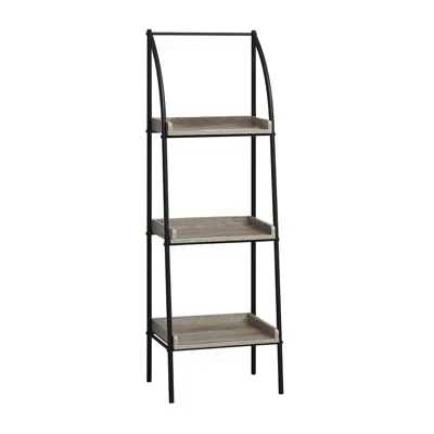 Monarch Bookshelf, Bookcase, Etagere, Corner, 3 Tier, 48h, Office, Bedroom