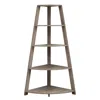 Monarch Bookshelf, Bookcase, Etagere, Corner, 4 Tier, 60h, Office, Bedroom
