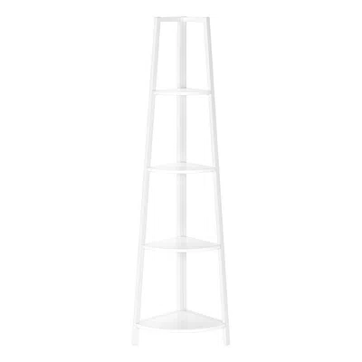 Monarch Bookshelf, Bookcase, Etagere, Corner, 4 Tier, 60h, Office, Bedroom