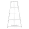 Monarch Bookshelf, Bookcase, Etagere, Corner, 4 Tier, 60h, Office, Bedroom