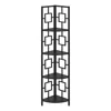 Monarch Bookshelf, Bookcase, Etagere, Corner, 4 Tier, 62h, Office, Bedroom In Black