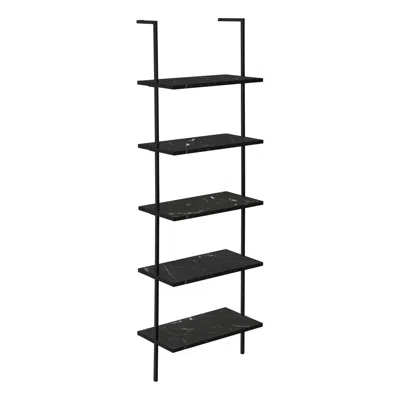 Monarch Bookshelf, Bookcase, Etagere, Ladder, 5 Tier, 72h, Office, Bedroom
